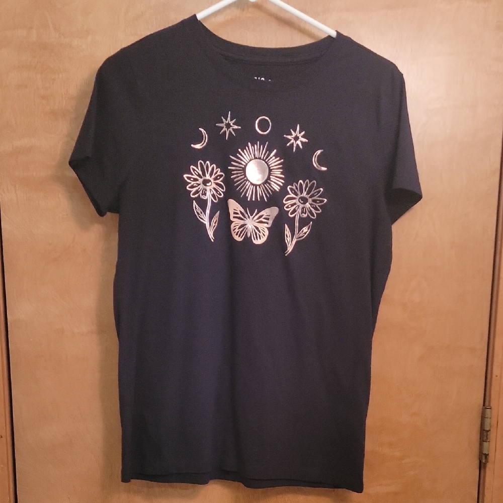 Aeropostale Classic Crew Black T-Shirt